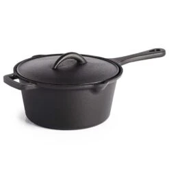 Napoleon 56051 Cast Iron Sauce Pan With Lid