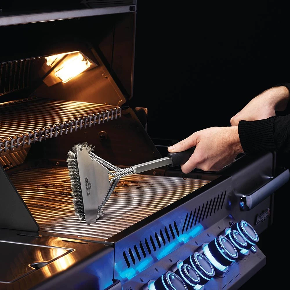 Napoleon 62057 Triple Row Grill Brush With Stainless Steel Bristles 3 Napoleon 62057 Triple Row Grill Brush With Stainless Steel Bristles - Image 3