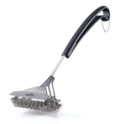 Napoleon 62059 Bristle-Free Triple Row Grill Brush With Rolled Stainless Steel