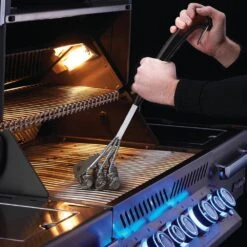 Napoleon 62059 Bristle-Free Triple Row Grill Brush With Rolled Stainless Steel -GrillMaster Pro 62059 ls c 04 20