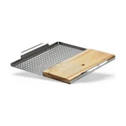 Napoleon 70026 Stainless Steel Multi-functional Topper With Cedar Plank