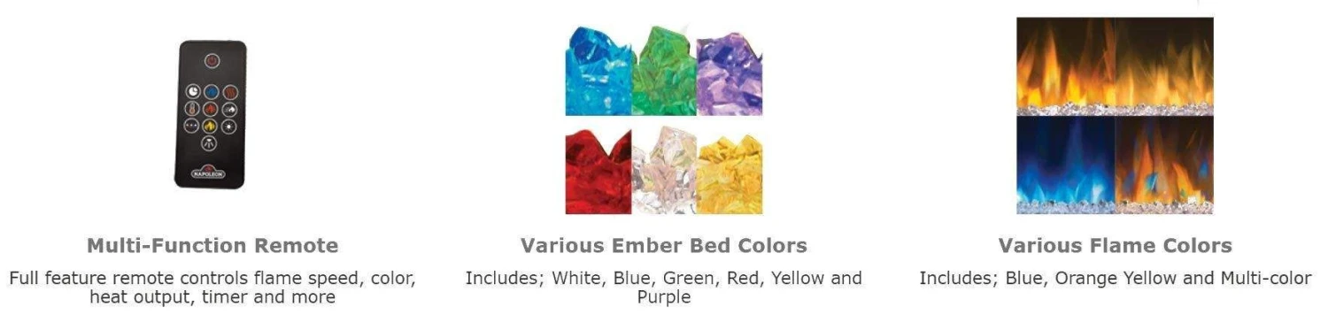 Napoleon NEFLxxCHD-1 Alluravision Deep Depth Linear Electric Fireplace 4 Napoleon NEFLxxCHD-1 Alluravision Deep Depth Linear Electric Fireplace - Image 4