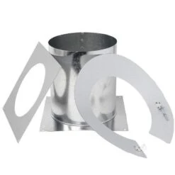 Napoleon AVS47KT-1 Firestop/Vent Sleeve Assembly (Replaces W585-0072 And W170-0063) For Flexible Direct Vent, 4x7-inch