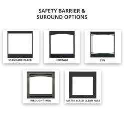 Napoleon B36TRE-1 Ascent Series Electronic Ignition Direct Vent Gas Fireplace -GrillMaster Pro b36 safety barrier 12 19