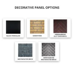 Napoleon B36TRE-1 Ascent Series Electronic Ignition Direct Vent Gas Fireplace -GrillMaster Pro b36tr deco panel options 01 22