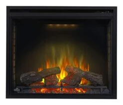 Napoleon NEFP33-0214W Taylor Electric Fireplace Mantel Package With 33-inch Ascent Firebox -GrillMaster Pro bef33h clear fireplaces