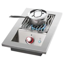 Napoleon BIB10RTSS Stainless Steel Built-In 700 Series 10-Inch Single Burner -GrillMaster Pro bib10rtss config c 03 21