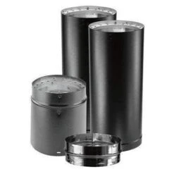 Napoleon MB67ADJ Direct Vent 7-inch Adjustable Rigid Stove Pipe, 28 To 54-inches