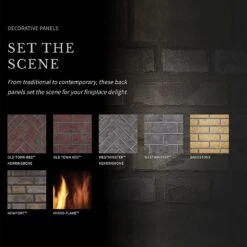 Napoleon D42TRE Ascent Deep Electronic Ignition Direct Vent Gas Fireplace With Log Set -GrillMaster Pro d42ntre deco panel options b 01 22 1