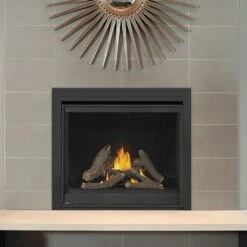 Napoleon D42TRE Ascent Deep Electronic Ignition Direct Vent Gas Fireplace With Log Set -GrillMaster Pro d42ntre ls b 01 22 1