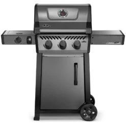 Napoleon F365DSBPGT-ECP Freestyle 365 Gas Grill On Cart With Side Range Burner, Propane