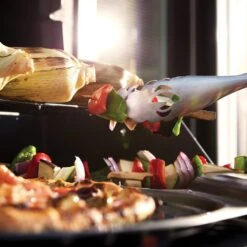 Napoleon F425DSBPGT-ECP Freestyle 425 Gas Grill On Cart With Side Range Burner, Propane -GrillMaster Pro f425dsbpgt ecp d 05 22