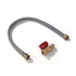 Napoleon FC-12 12-Inch Stainless Steel Gas Flex Connector & Shut Off, Case Of 25