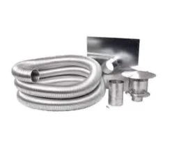 Napoleon GAKIT3 Compressed Aluminum Flexible Gas Liner Kit, 3-inch Diameter