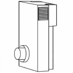 Napoleon GD-180 Periscope Vent Kit For Direct Vent Gas Stoves, 4x7-inch