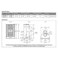 Napoleon GD19N-2 Vittoria Series Electronic Ignition Direct Vent Gas Fireplace -GrillMaster Pro gd19 specs