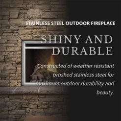 Napoleon GSS36CFNE Riverside Clean Face Outdoor Electronic Ignition Gas Fireplace With Remote And Log Set -GrillMaster Pro gss36cfne config feat a 02 22