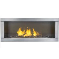 Napoleon GSS48E Galaxy Linear Outdoor Electronic Ignition Gas Fireplace With LED Lighting And Remote