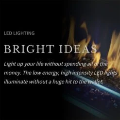 Napoleon GSS48E Galaxy Linear Outdoor Electronic Ignition Gas Fireplace With LED Lighting And Remote -GrillMaster Pro gss48e ls feat f 02 22