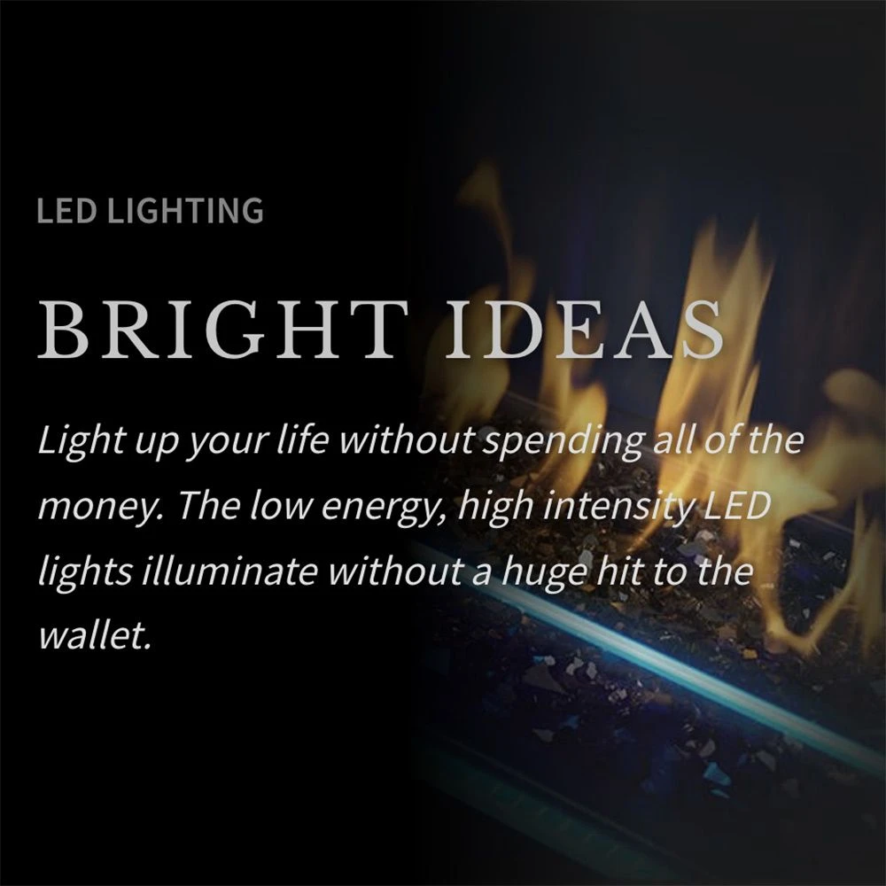 Napoleon GSS48STE Galaxy Linear See-Through Outdoor Electronic Ignition Gas Fireplace With LED Lighting And Remote 8 Napoleon GSS48STE Galaxy Linear See-Through Outdoor Electronic Ignition Gas Fireplace With LED Lighting And Remote - Image 8