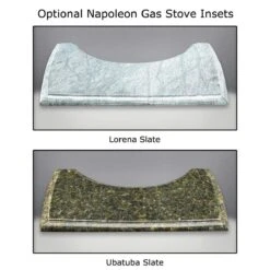 Napoleon GDS25-1 Bayfield Direct Vent Cast Iron Gas Stove -GrillMaster Pro napoleon slate inset options
