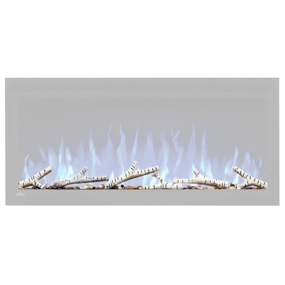 Napoleon Birch Log Set With Rocks For Entice Series Firebox 1 Napoleon Birch Log Set With Rocks For Entice Series Firebox