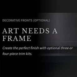 Napoleon NEFB26H Cineview 26-Inch Built-In Electric Fireplace With Logs, Crystal Media And Remote -GrillMaster Pro nefb26h feat b 02 22