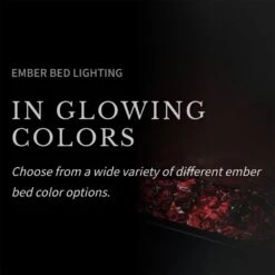 Napoleon NEFB26H Cineview 26-Inch Built-In Electric Fireplace With Logs, Crystal Media And Remote -GrillMaster Pro nefb26h feat d 02 22