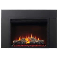 Napoleon NEFB30H-NEFTK3040 Cineview 30-Inch Electric Fireplace Insert With Logs, Crystal Media, Remote & 5-Inch Surround -GrillMaster Pro nefb26h neftk2636 c 12 20 1