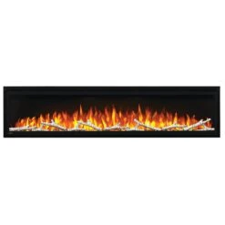 Napoleon Entice Series Electric Fireplace With Crystal Ember Media -GrillMaster Pro nefl72cfh b birch 03 20