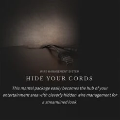 Napoleon NEFP30-3020RK Franklin Electric Fireplace TV Stand With 30-Inch Cineview Firebox -GrillMaster Pro nefp30 3020rk feat e 02 22