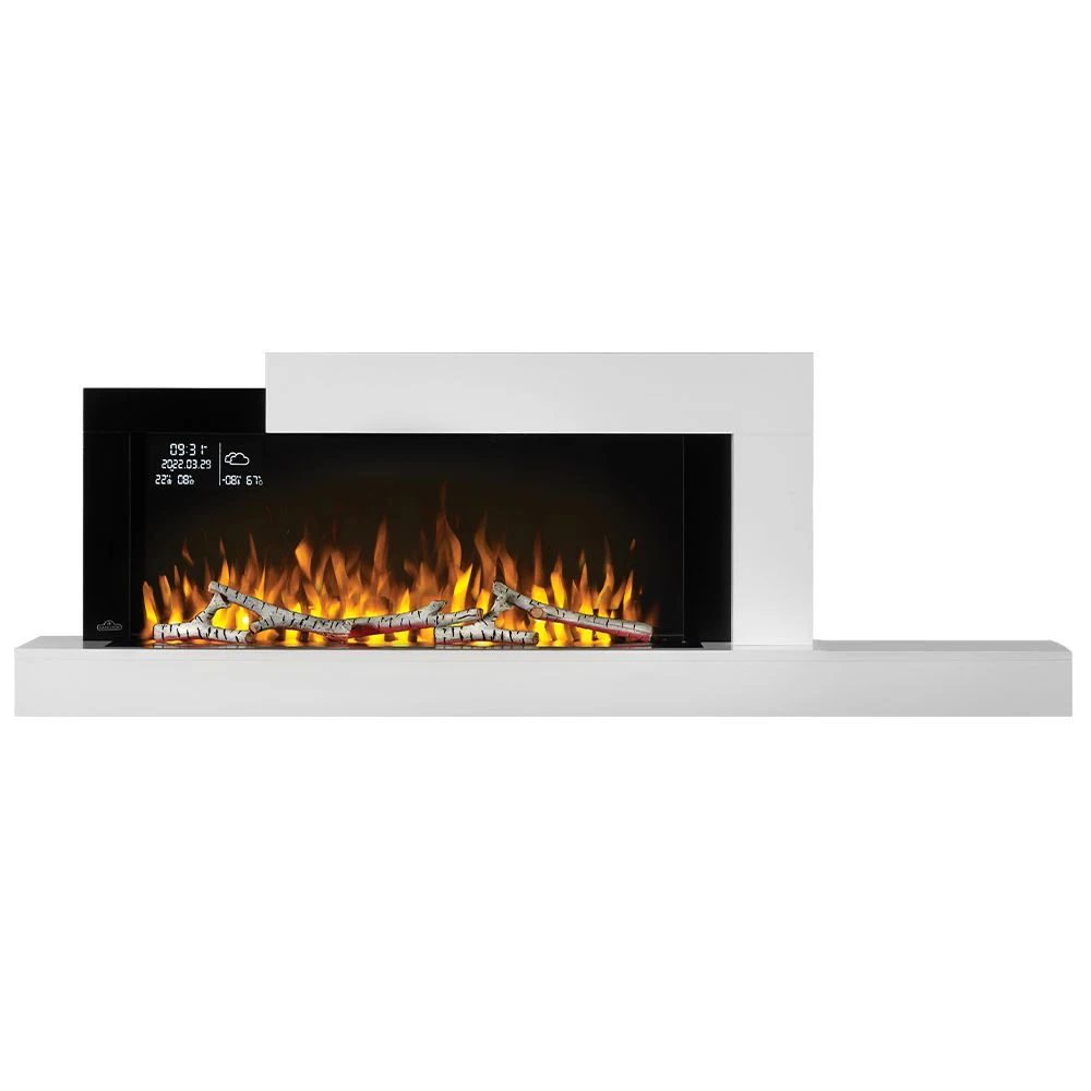 Napoleon NEFP32-5019W-IOT Stylus Cara Elite Wall Mount Electric Fireplace With Remote And Wood Surround 2 Napoleon NEFP32-5019W-IOT Stylus Cara Elite Wall Mount Electric Fireplace With Remote And Wood Surround - Image 2