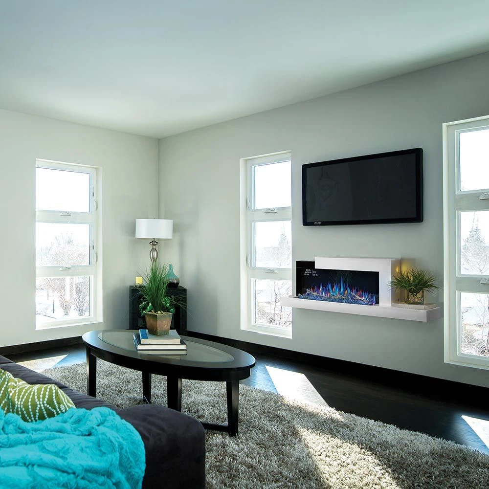 Napoleon NEFP32-5019W-IOT Stylus Cara Elite Wall Mount Electric Fireplace With Remote And Wood Surround 4 Napoleon NEFP32-5019W-IOT Stylus Cara Elite Wall Mount Electric Fireplace With Remote And Wood Surround - Image 4