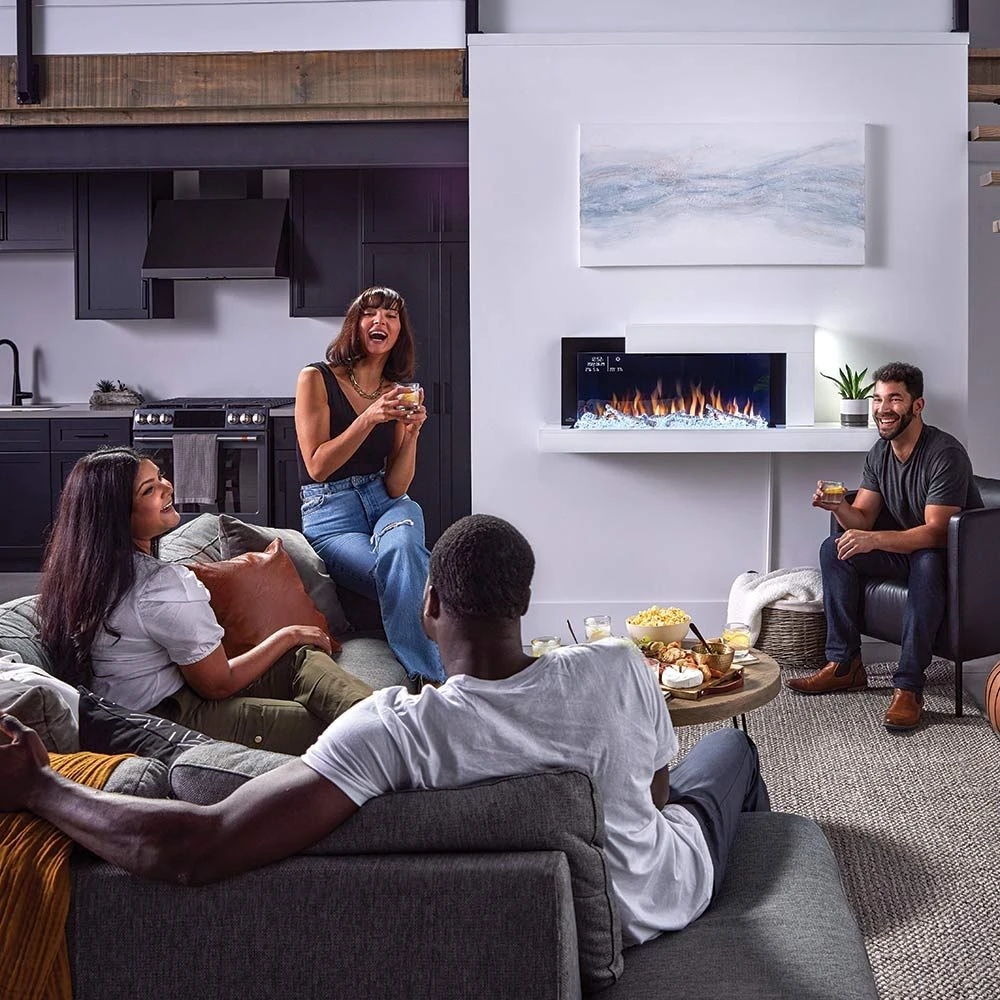 Napoleon NEFP32-5019W-IOT Stylus Cara Elite Wall Mount Electric Fireplace With Remote And Wood Surround 5 Napoleon NEFP32-5019W-IOT Stylus Cara Elite Wall Mount Electric Fireplace With Remote And Wood Surround - Image 5