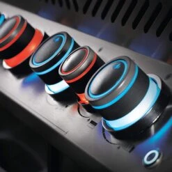 Napoleon BIP500RBSS-3 Prestige 500 Built-In Gas Grill With Rotisserie -GrillMaster Pro p500 3 knobs safetyglow