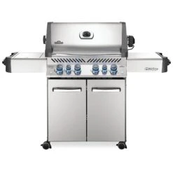 Napoleon P500RSIB-3 Prestige 500 Gas Grill On Cart With Rotisserie And Side Burner, 28-Inches