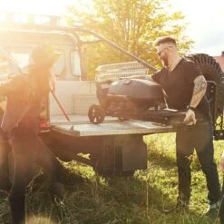 Napoleon PRO285X-MK-PHM Phantom TravelQ Portable Grill With Scissor Cart, Propane -GrillMaster Pro pro285x mk phm p 11 21