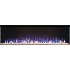 Napoleon NEFBxx-3SV Trivista Primis 3-Sided Electric Fireplace -GrillMaster Pro trivista nefb60h 3sv prod str glass emberbed orange flames y b